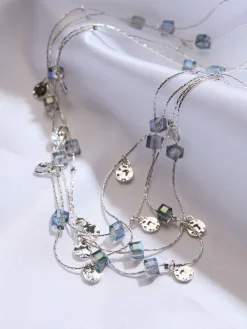 Fat Face FatFace Silver Tone Layered Necklace Sale