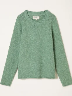 Fat Face FatFace Sophia Knitted Slub Jumper Green Outlet