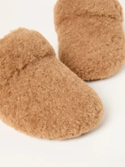 Fat Face FatFace Tan Brown Teddy House Shoe Best