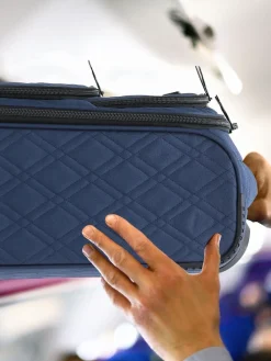 CABIN PRO Flight Knight Soft Case Carry On Suitcase Hand Luggage Blue Hot