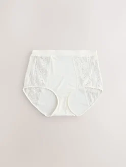 Next Floral Full Brief Modal & Lace Knickers 3 Pack Best