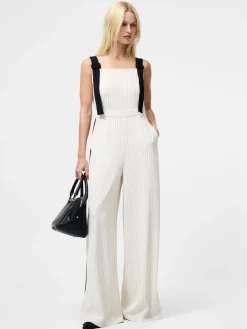 French Connection Natural Mara Vinnie Suiting Jumpsuit Discount