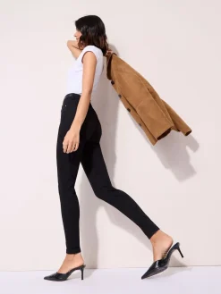 Friends Like These Petite High Waisted Jeggings Black Sale