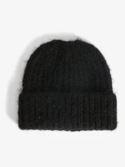 Friends Like These Cosy Knitted Beanie Hat Black