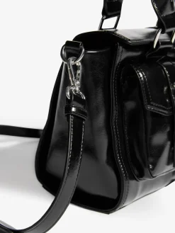 Friends Like These Padlock Pocket Bag Black Clearance