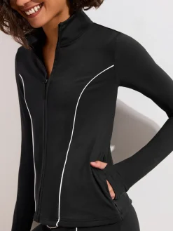 Friends Like These Black Studio Zip Through Jacket Best