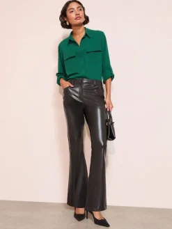 Friends Like These Tab Sleeve Utility Pocket Shirt Green Best