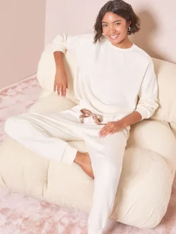 Friends Like These Premium Jogger Pyjama Bottoms Ivory Online
