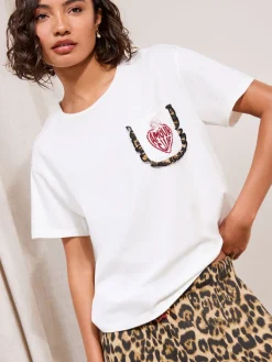 Friends Like These Leopard Valentines Amour Short Sleeve Pyjamas Sale