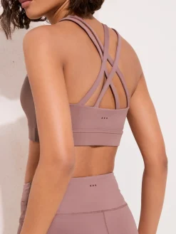 Friends Like These Pink Studio Strappy Back Sports Bra Online