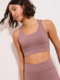 Friends Like These Pink Studio Strappy Back Sports Bra Online