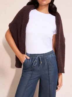 Friends Like These Rinse Wash Everyday Elastic Wide Leg Jeans Online