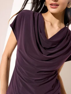 Friends Like These Wine Cowl Neck Top Best