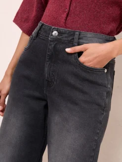 Friends Like These X Lucy Mecklenburgh Washed Black Everyday Wide Leg Jeans Sale