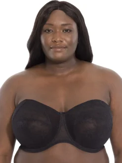 Goddess Black Verity Underwire Strapless Bra