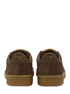 Gola Womens Hawk Trainers Dark Brown Suede Clearance