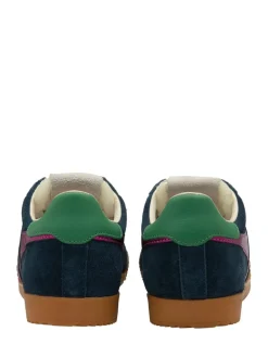 Gola Womens Elan Glitz Trainers Navy Fuschia Emerald Best