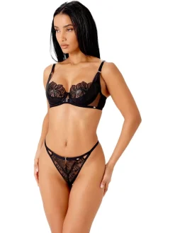 Gossard VIP Lavish Balcony Black Bra Sale