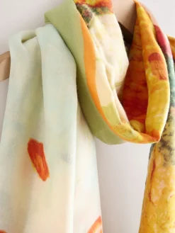 Next Green Benjamin MacGregor Artist Collaboration Lightweight Scarf