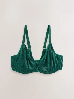 Next DD-G Lace Non Pad Full Cup Bras 2 Pack Green/Ecru