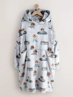 Next Grey Charlie The Cockapoo Oversized Hooded Blanket Online