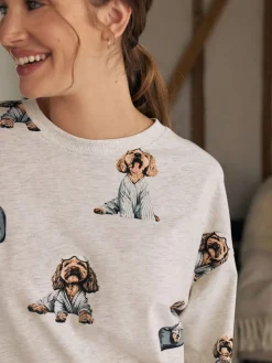 Next Grey Charlie The Cockapoo Cotton Nightie Outlet