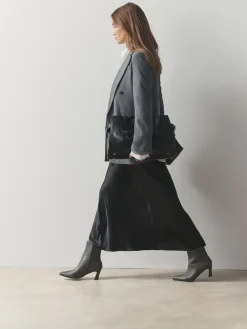 Next Forever Comfort® Chisel Toe Heeled Ankle Boots Grey Sale