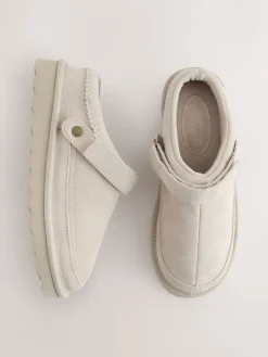 Next Forever Comfort® Chunky Sole Footbed Clogs Grey Outlet