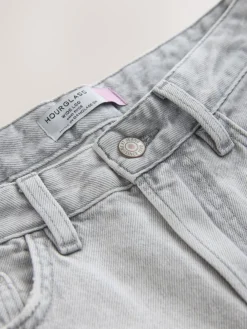 Next Hourglass Wide Leg Jeans Grey New