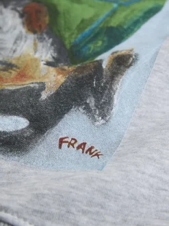 Next Grey License Frankie Thorpe Sausage Dog Graphic Sweatshirt Clearance