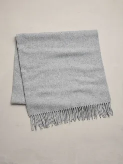 Next N. Premium Made in Italy Midweight Scarf Grey New