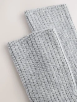 Next Grey N. Premium Thermal Containing Cashmere Ankle Socks 1 Pack Outlet