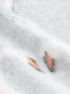 Next Knitted Tank Grey Swan Scene Outlet