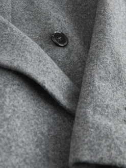 Next Tabitha Simmons X Wool Blend Double Breasted Blazer Grey Sale