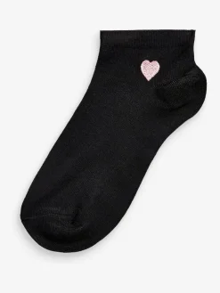 Next Motif Trainer Socks 5 Pack Heart Discount