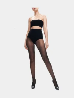 Heist 15 Denier Sheer Black Tights Outlet