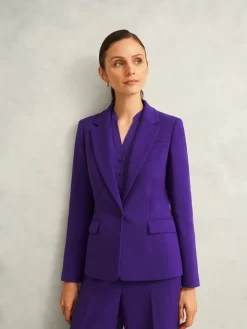 Hobbs Sami Jacket Purple Discount