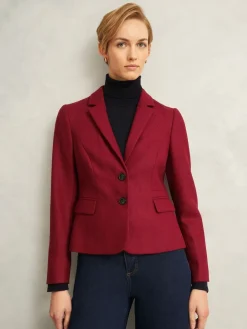 Hobbs Red Hackness Jacket Clearance