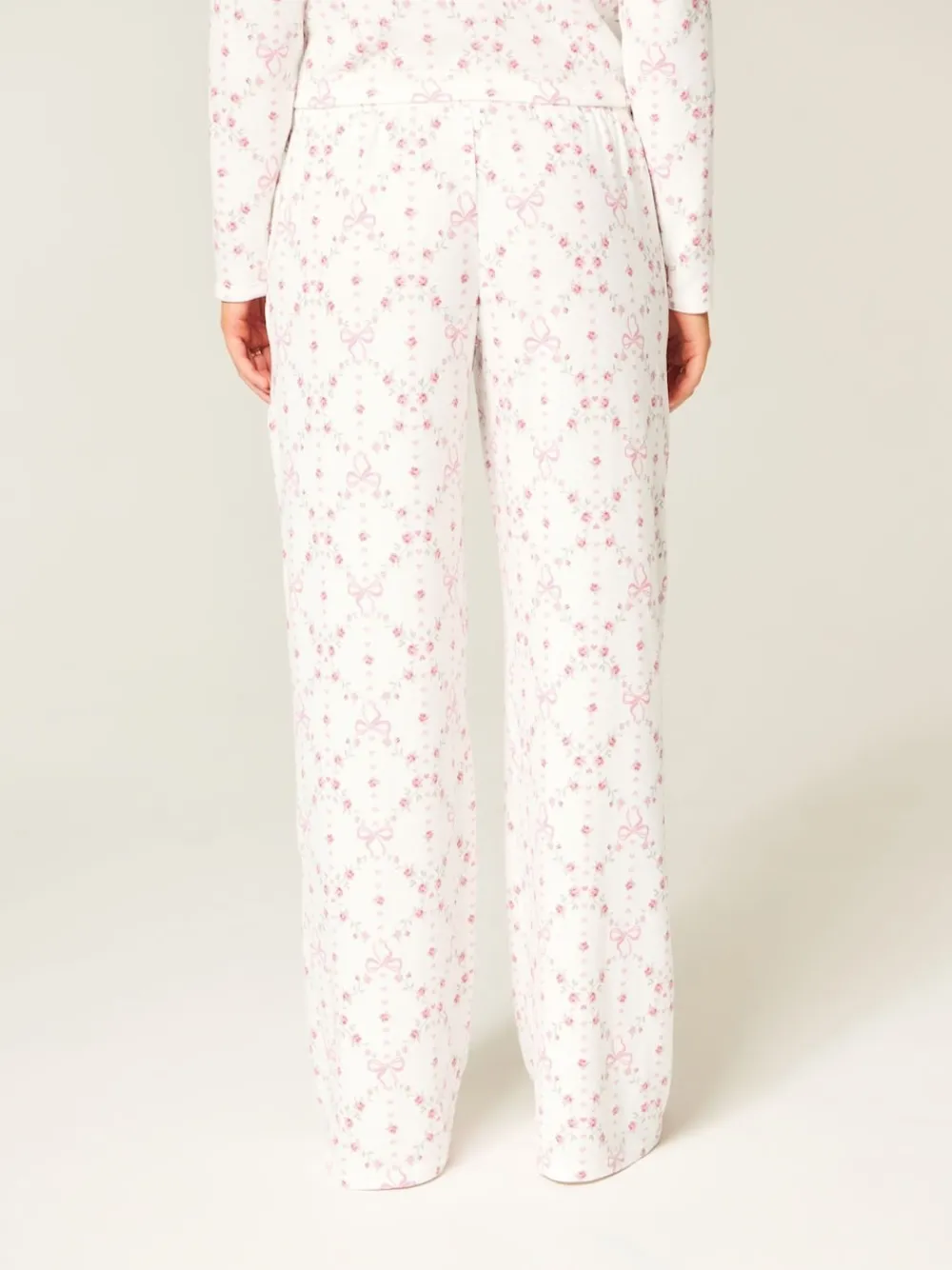 Hollister Cosy Wide leg White Pyjamas Bottoms Online