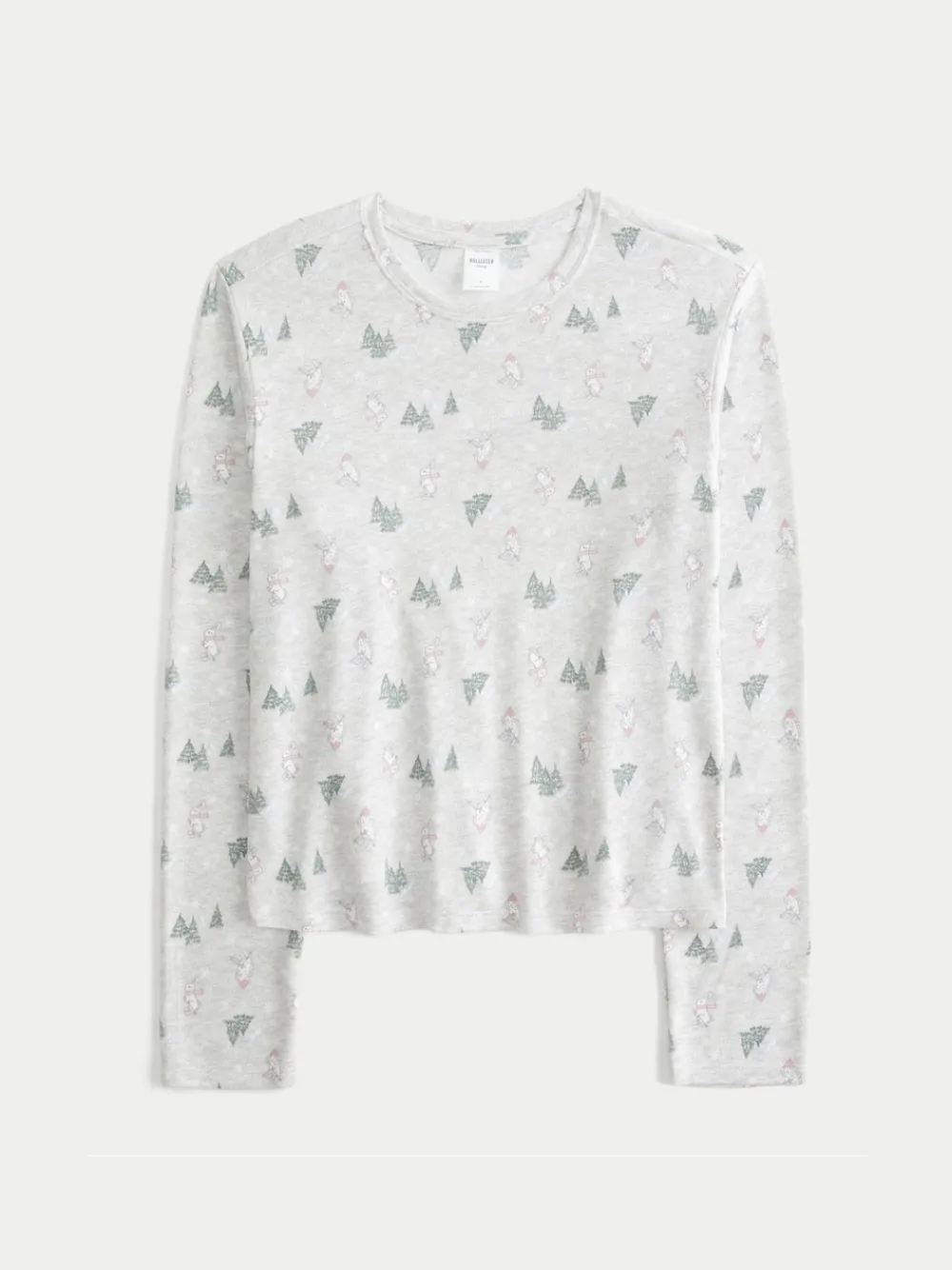 Hollister Cozy Long Sleeve White Pyjama Top Best