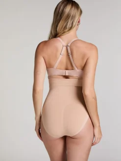Hunkemoller Hunkemöller Seamless Enhancing High Waisted Knickers Nude Discount
