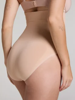 Hunkemoller Hunkemöller Seamless Enhancing High Waisted Knickers Nude Discount