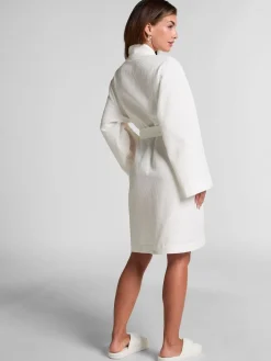 Hunkemoller Hunkemöller Waffle Bathrobe White Best