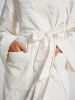 Hunkemoller Hunkemöller Waffle Bathrobe White Best