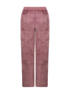 Hunkemoller Cosy Fleece Two Piece Pyjama Set Pink New