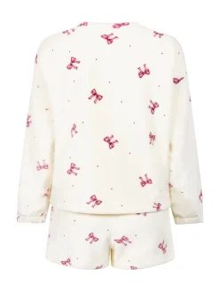 Hunkemoller Flannel Fleece White Pyjamas Set Best
