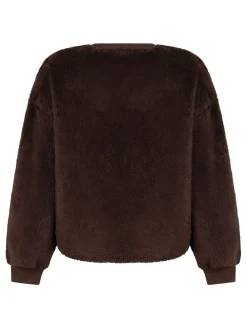 Hunkemoller Longsleeved Fluffy Brown Fleece Discount