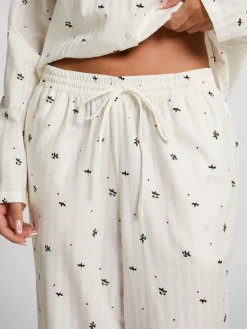 Hunkemoller Mistletoe Pyjamas White Joggers Outlet