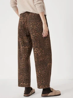 Hush Jack Barrel Leg Pull On Trousers Animal Print Online
