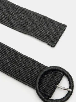 Hush Wrenley Woven Belt Black Best